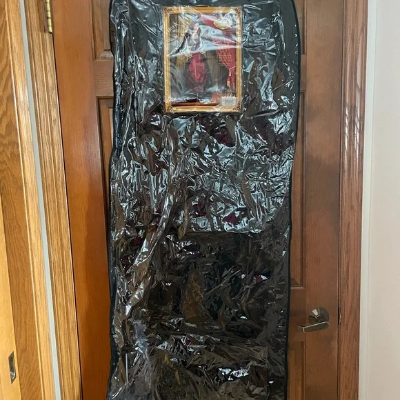 inCharacter Black & Red Lace-Up Gothic Vampire Dress Small - Picture 13 of 16